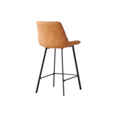 Zera Barkrukken - Cognac Microfiber